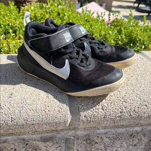 Kids Nike Black and White Athletic Shoes size 13C